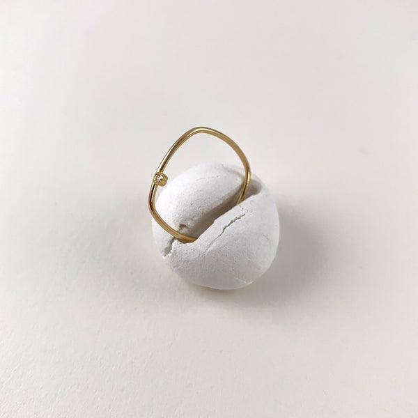 Teeny Tiny Ring & Diamond