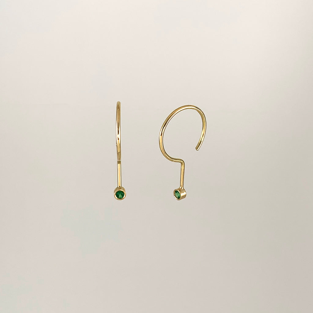 Oh so delicate • Gold • Tsavorite
